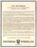 Victoria KR 3 brochure 7.1927