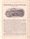 Victoria K.R. I 3,75  HP brochure 1921