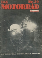 Das Motorrad 1934 Heft 39