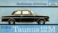 Ford Taunus 12 M owner`s manuel 6.1963