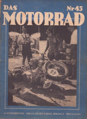 Das Motorrad 1939 Heft 45