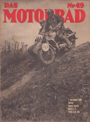 Das Motorrad 1939 Heft 49