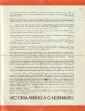 Victoria "Neue freiwillige Zeugnisse" Prospekt 1928
