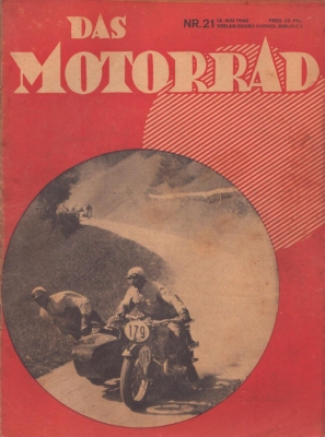 Das Motorrad 1940 Heft 21