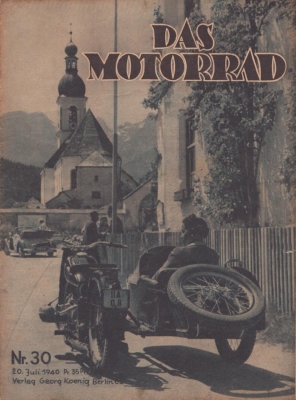 Das Motorrad 1940 Heft 30