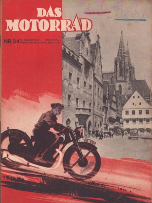 Das Motorrad 1940 Heft 34