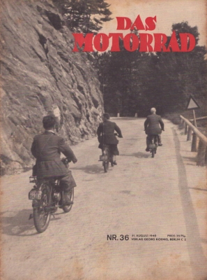 Das Motorrad 1940 Heft 36