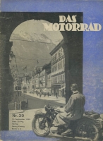 Das Motorrad 1940 Heft 39