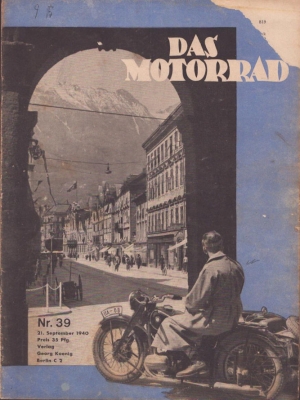 Das Motorrad 1940 Heft 39