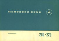 Mercedes-Benz 200 220 owner`s manual 6.1971