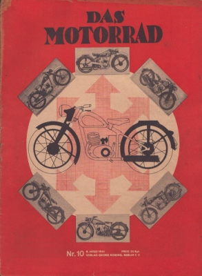 Das Motorrad 1941 Heft 10