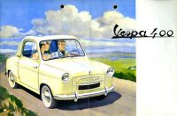 Vespa 400 brochure 1950s