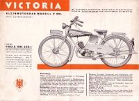 Victoria Kleinmotorrad Prospekt 8.1933