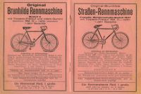 Brunhilde Fahrrad Prospekt 1928