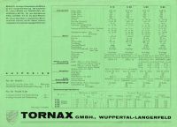 Tornax Programm 1938/9