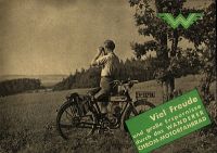 Wanderer Motorfahrrad und Fahrrad Programm 2.1933