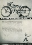 Wanderer Modell 11AS und 1Sp Prospekt 2.1936