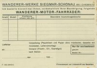 Wanderer Ansichtskarte 4.1938