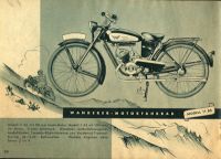 Wanderer Motorfahrrad Programm 12.1936