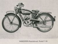 Wanderer Motorfahrrad Programm 1940er Jahre