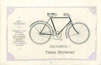 Brennabor Programm Fahrrad 1922/23