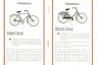 Ferbedo Kinderfahrräder Prospekt 1930