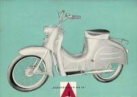 Preview: Simson Kleinroller KR 50 und Moped SR 2 Prospekt 1959