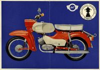 Simson Kleinkraftrad Sperber SR 4/3 Prospekt 1965