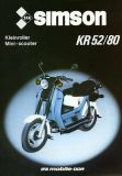 Preview: Simson Kleinroller KR 52 / 80 Prospekt 1985 Preview: Simson Kleinroller KR 52 / 80 Prospekt 1985