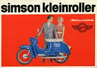 Simson Kleinroller KR 51 Schwalbe Prospekt 1964