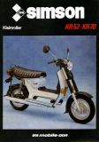 Preview: Simson Kleinroller KR 52 / 70 Prospekt 1985 Preview: Simson Kleinroller KR 52 / 70 Prospekt 1985