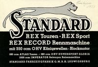 Standard Rex Prospekt 1933
