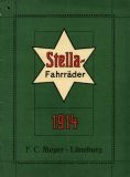 Stella Fahrrad Programm 1914