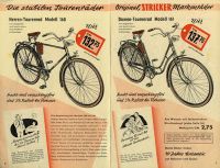 Stricker Fahrrad Programm 1958