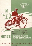 Ardie NE 125 brochure 1950