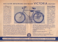 Victoria Fahrrad Einbau Motor Prospekt 12.1948