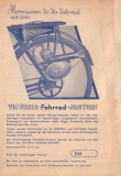 Victoria Fahrrad Einbau Motor brochure 12.1948