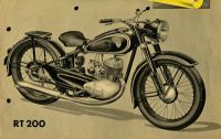 Preview: DKW RT 125 + 200 Prospekt 1951