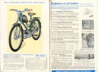 Vaterland Bicycle and Moped brochure 1956