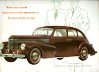 Opel Kapitän brochure 1950