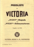 Victoria pricelist Vicky 7.1953