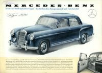 Mercedes-Benz 220  brochure 3.1954