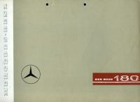 Mercedes-Benz 180 brochure ca. 1957