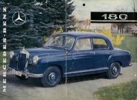 Mercedes-Benz 180 brochure ca. 1957