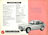 Preview: Honda S 600 Cabriolet / Coupe Prospekt 1960er Jahre