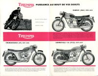 Triumph Programm 1965