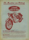 Jawa - CZ 250 350 Prospekt 1950er Jahre
