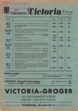 Victoria pricelist 1935