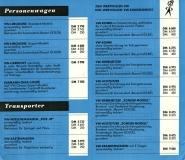 Preview: VW Preisliste 5.1956