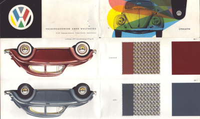 Preview: VW Käfer Farben ca. 1958